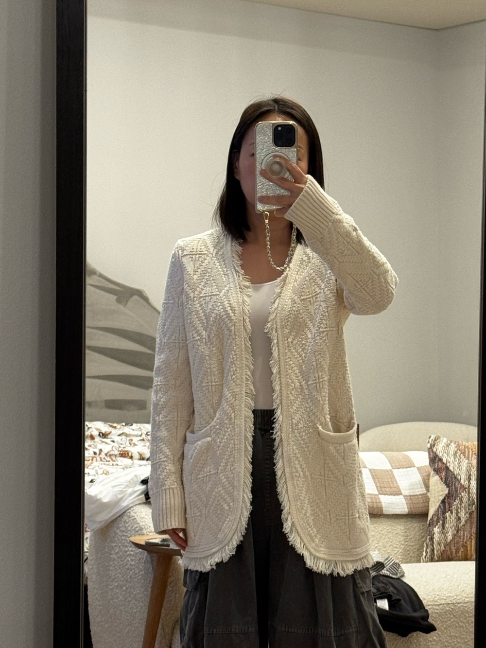 Banana Republic organic cotton cardigan